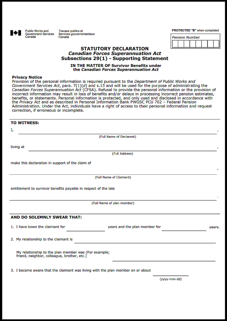 Affidavit VS Statutory Declaration Ontario