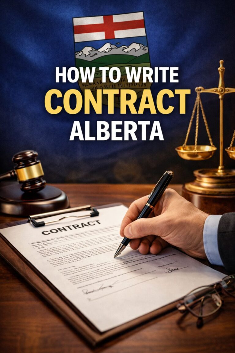 How to Write Contract Alberta