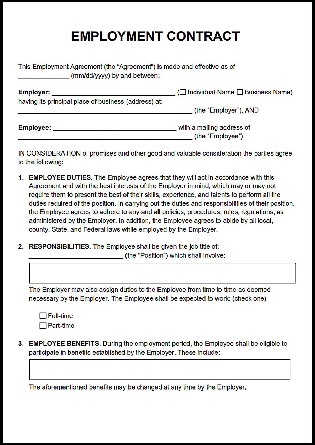 British Columbia Employment Contract Template & Guide - Legal Templates ...