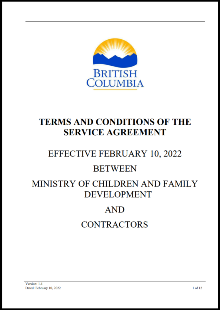 British Columbia Freelance Contract